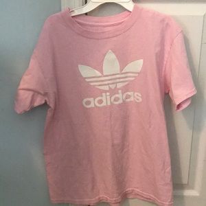 pink adidas shirt